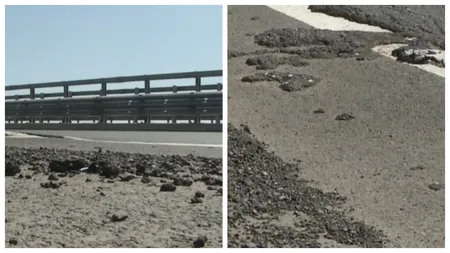 Recorduri românești. O autostradă intră în reparații la doar un an de la inaugurare