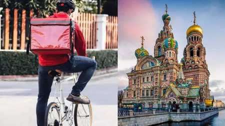 Orașul natal al lui Vladimir Putin interzice livratorii non-ruși, în ciuda lipsei severe de angajați