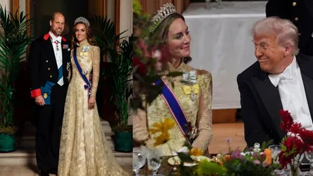 Prințul și Prințesa de Wales, apariție fastuoasă la cina oficială de la Castelul Windsor