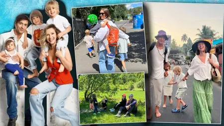 Câți bani scot din buzunar Adela Popescu și Radu Vâlcan pentru educația celor 3 copii. Alexandru, Andrei și Adrian sunt înscriși la o școală privată din Capitală