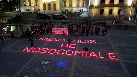 Protest la Iași în memoria copiilor morți la Spitalul „Sf. Maria”