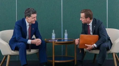 Președintele Nicușor Dan și premierul Suediei, Ulf Kristersson au discutat despre securitate și investiții în apărare la Copenhaga