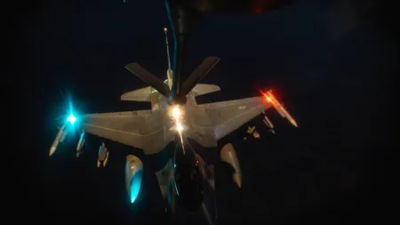 RO-ALERT la Tulcea, în toiul nopții. Două aeronave F-16 au fost ridicate din Baza 86 Aeriană Borcea