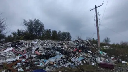 Prima acțiune cu drone împotriva arderilor ilegale de deșeuri la Sintești. Autoritățile trag la răspundere poluatorii