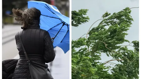 Avertizare meteo. Este cod galben de vijelii, date de ultimă oră de la meteorologi