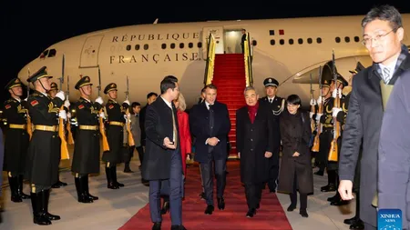 Macron se află în China pentru discuții cu Xi, privind relațiile comerciale și războiul Rusiei în Ucraina