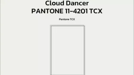 Pantone: „Cloud Dancer”, culoarea anului 2026. Ce semnifică albul în contextul global actual