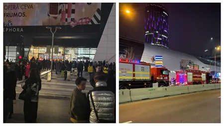Un incendiu izbucnit în Promenada Mall din București a fost stins de pompieri. Accesul publicului în interior a fost reluat