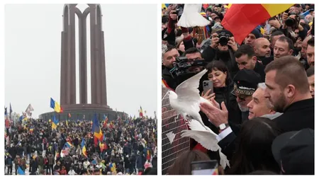 Simpatizanții lui Călin Georgescu s-au adunat de Ziua Unirii Principatelor în Parcul Carol din București