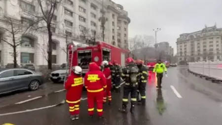 Incendiu la clădirea Ministerului Finanțelor, fără victime
