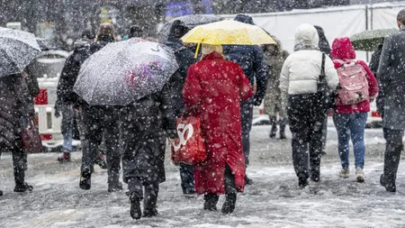 Ciclon mediteranean aduce viscol și ninsori abundente în România