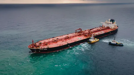 Constanța: Un remorcher cu cinci persoane la bord s-a scufundat în Portul Midia