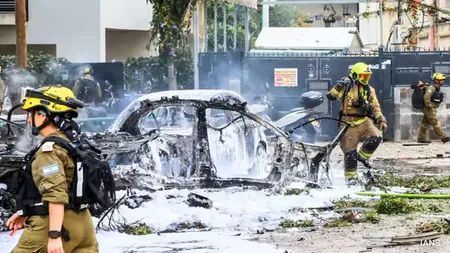 BBC: Rachetele iraniene au rănit 160 de persoane în orașele din apropierea unui sit nuclear israelian