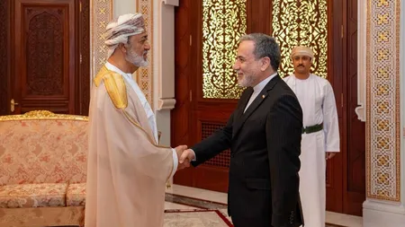 Ministrul de Externe al Iranului, Abbas Araghchi, s-a întâlnit duminică la Muscat cu sultanul Omanului, Haitham bin Tariq, pentru a discuta evoluțiile din regiune