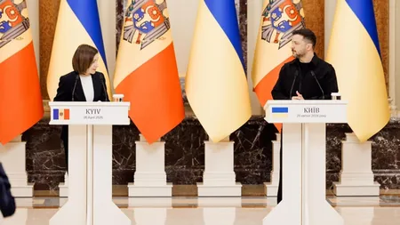Maia Sandu, la Kiev: apel pentru accelerarea aderării Moldovei și Ucrainei la UE