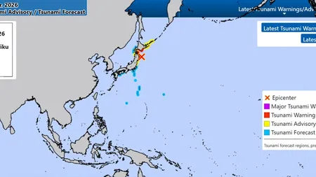Cutremur de magnitudine 7,4 în largul Japoniei. Avertizare de tsunami emisă de autorități