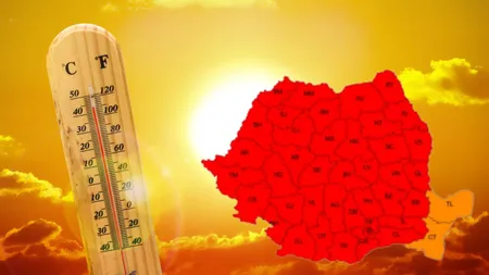 România sub asediul caniculei. Cod roșu în 35 de județe și temperaturi de până la 41 de grade Celsius