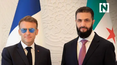 Explozii la Damasc în timpul vizitei preşedintelui francez Emmanuel Macron