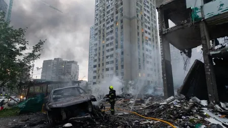 Rusia-Ucraina: Bilanțul victimelor atacului rusesc cu drone și rachete asupra Kievului din noaptea trecută a crescut la nouă morți și 46 de răniți