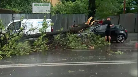 Bucureștiul, sub alertă după furtuna istorică. Urmează un nou cod portocaliu de vijelii