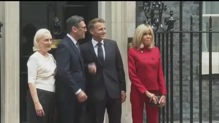 Andy Burnham l-a primit în vizită pe Emmanuel Macron pentru a „consolida relațiile” dintre Marea Britanie și Franța