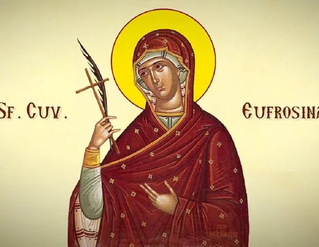 Calendar ortodox 25 septembrie 2023. Sfânta Cuvioasă Eufrosina. Rugăciune puternică pentru femeile aflate la necaz