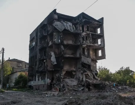 Borodianka, oraşul transformat în ruine şi durere. Cum arată cel mai bombardat oraş din regiunea Kiev, după 38 de zile de ocupaţie rusă GALERIE FOTO