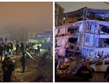Cutremur de 7,8 grade în Turcia și Siria. Bilanțul a ajuns la 1.300 de morţi și 5.000 de răniți – FOTO