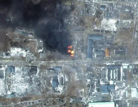 Explozie puternică la Mariupol. Maşina unui înalt oficial rus, aruncată în aer