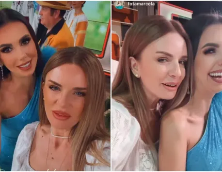 Georgiana Lobonț și Marcela Fota, schimb de replici neaşteptat la o filmare: „Şi ea la fel”