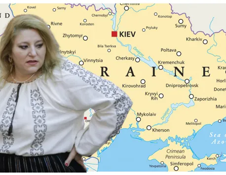 Diana Șoșoacă a fost inclusă pe lista dușmanilor Ucrainei. Senatoarea a depus în Parlament un proiect de lege pentru anexarea de teritorii ucrainene