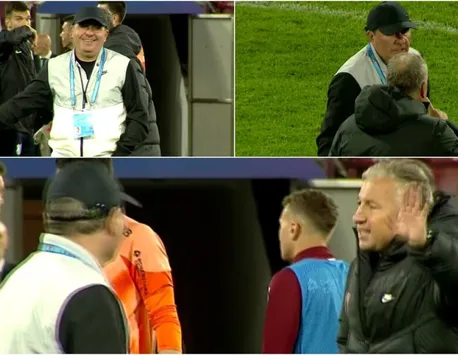 Derapaj verbal al lui Dan Petrescu la adresa lui  Gică Hagi. Ce i-a transmis fostului său coleg de la naţională şi reacţia elegantă a „Regelui” VIDEO
