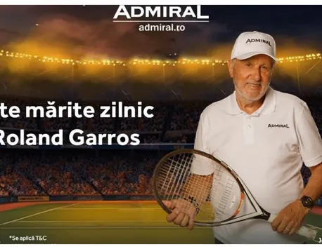 Pe admiral.ro ai cele mai bune cote la Grand Slam-ul Roland Garros!