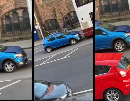 Incident cu Dacia Sandero pe o șosea din Scoția. Un bărbat a fost arestat