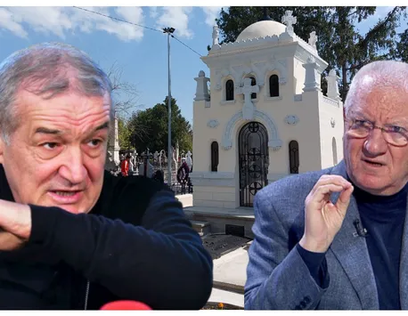 EXCLUSIV| Gigi Becali îi dă replica lui Mitică Dragomir în scandalul mausoleului de veci. ”Vreau să fiu înmormântat în patru metri de pânză și aruncat în pământ”