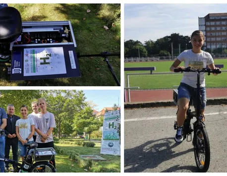 Bicicleta cu hidrogen, creată de trei studenți din Timișoara. Costurile au ajuns la 10 mii de euro