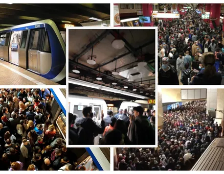 ULIMĂ ORĂ: Panică la metrou, după ce două trenuri s-au ciocnit! Circulația este blocată