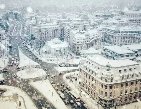 Iarna revine în Bucureşti. Accuweather a modificat prognoza pentru luna martie, când va ninge în Capitală