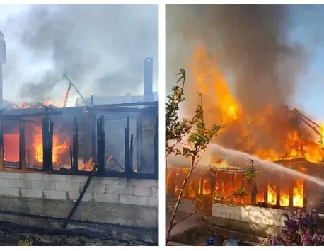 Incendiu grav la Mănăstirea Văratec, în Săptămâna Mare! Două chilii ale măicuțelor au ars