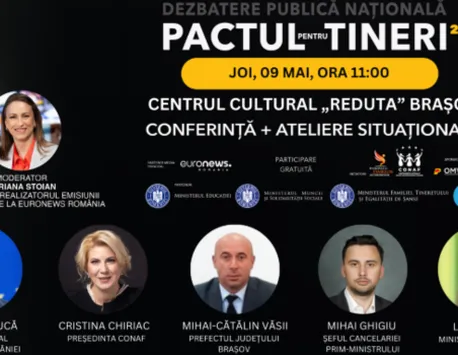 Brașov – dezbatere pentru reducerea abandonului școlar „Pactului pentru Tineri”