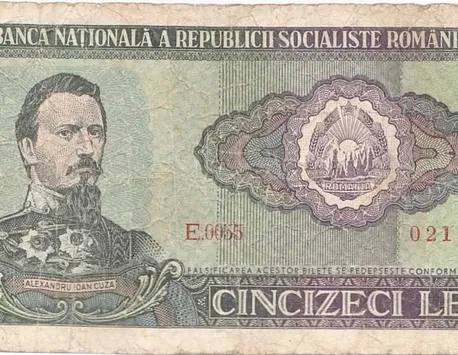 Piesa de colecție care îi poate îmbogăți pe români. Cu cât se vinde o bancnotă de 50 de lei cu chipul lui Cuza
