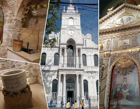 Singura biserică din România cu izvor ce ţâşneşte de sub altar. De sărbătoarea Izvorului Tămăduirii, lăcașul de cult devine loc de pelerinaj