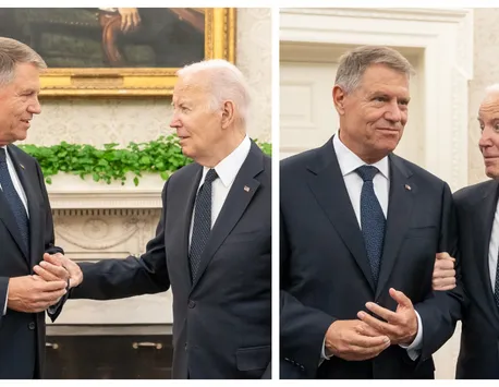 Klaus Iohannis, primit de preşedintele SUA, la Casa Albă. Mizele întâlnirii cu Joe Biden – VIDEO