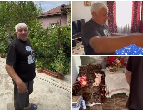 Imagini cu casa lui Nea Florică, devenit celebru pentru replica „Mi-a dat, mi-a dat pachet”. Bărbatul are 57 de ani și locuiește la țară