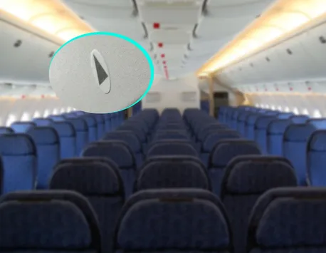 Ce semnifică triunghiul negru din avion. În caz de urgență, este vital