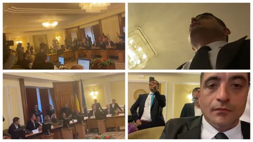 VIDEO Circ în Parlament, George Simion şi deputaţii AUR, la un pas de bătaie din cauza majorării salariilor demnitarilor. Simion a stins lumina în Parlament!