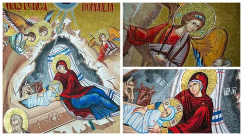Primele imagini cu Icoana Nașterii Domnului din Catedrala Națională, după îndepăratrea schelelor. Lucrarea este absolut divină