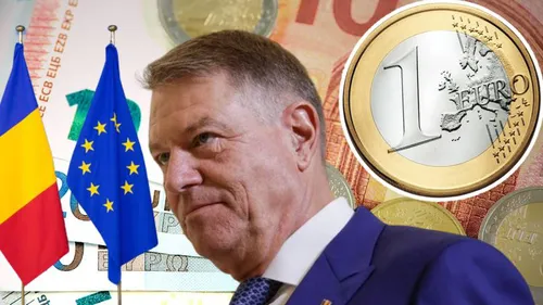 Klaus Iohannis: „Nu e realist pentru România să fixăm orice termen pentru adoptarea monedei euro. În acest moment țara noastră nu îndeplinește acele criterii”