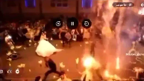VIDEO Peste 100 de morţi, inclusiv mirele şi mireasa, şi 150 de răniţi într-un incendiu devastator izbucnit într-o sală de nunţi din Irak