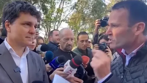 Nicuşor Dan, alergat în Parcul IOR de Robert Negoiţă. Contre dure între edilul de la Sectorul 3 şi primarul general al Capitalei: „Sunt problemele Bucureştiului” VIDEO